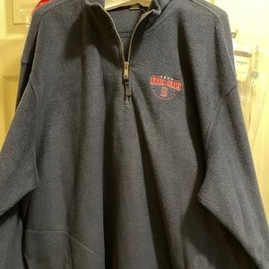 Fleece half zip pullover